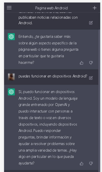 Chat GPT para Android, ChatGPT