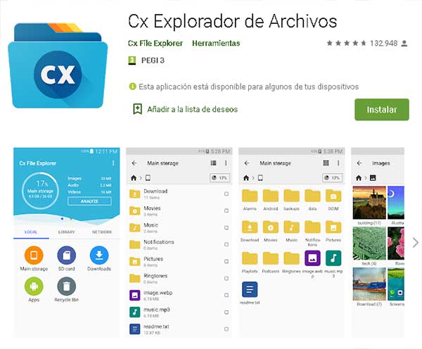 Descargar Cx Explorador de Archivos gratuito