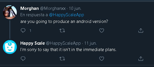 Descargar Happy Scale Android Twitter