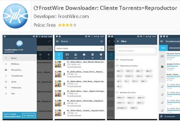 FrostWire Downloader para Android