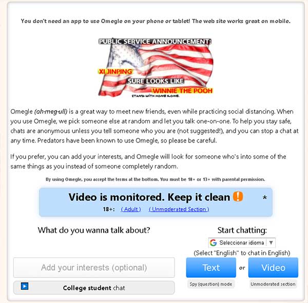 Omegle App Android
