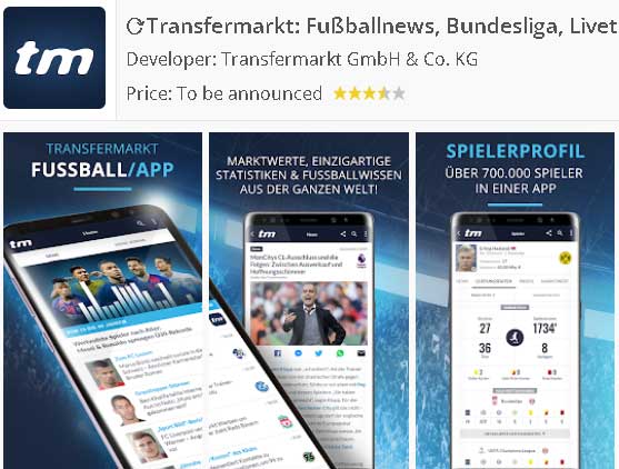 Transfermarkt Android