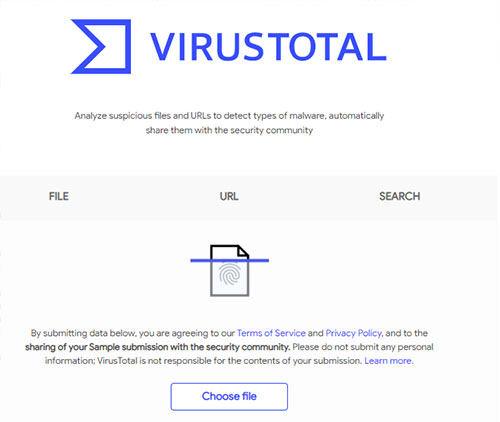 antivirus online apk virustotal