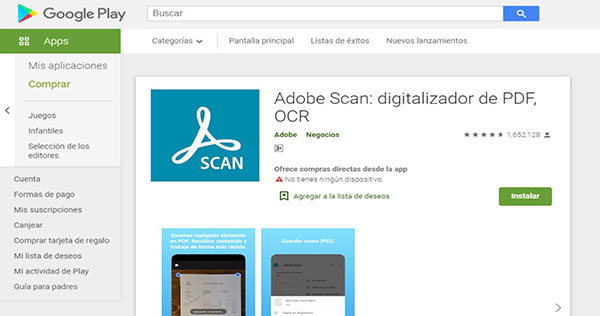 La mejores apps para escanear documentos adobe scan
